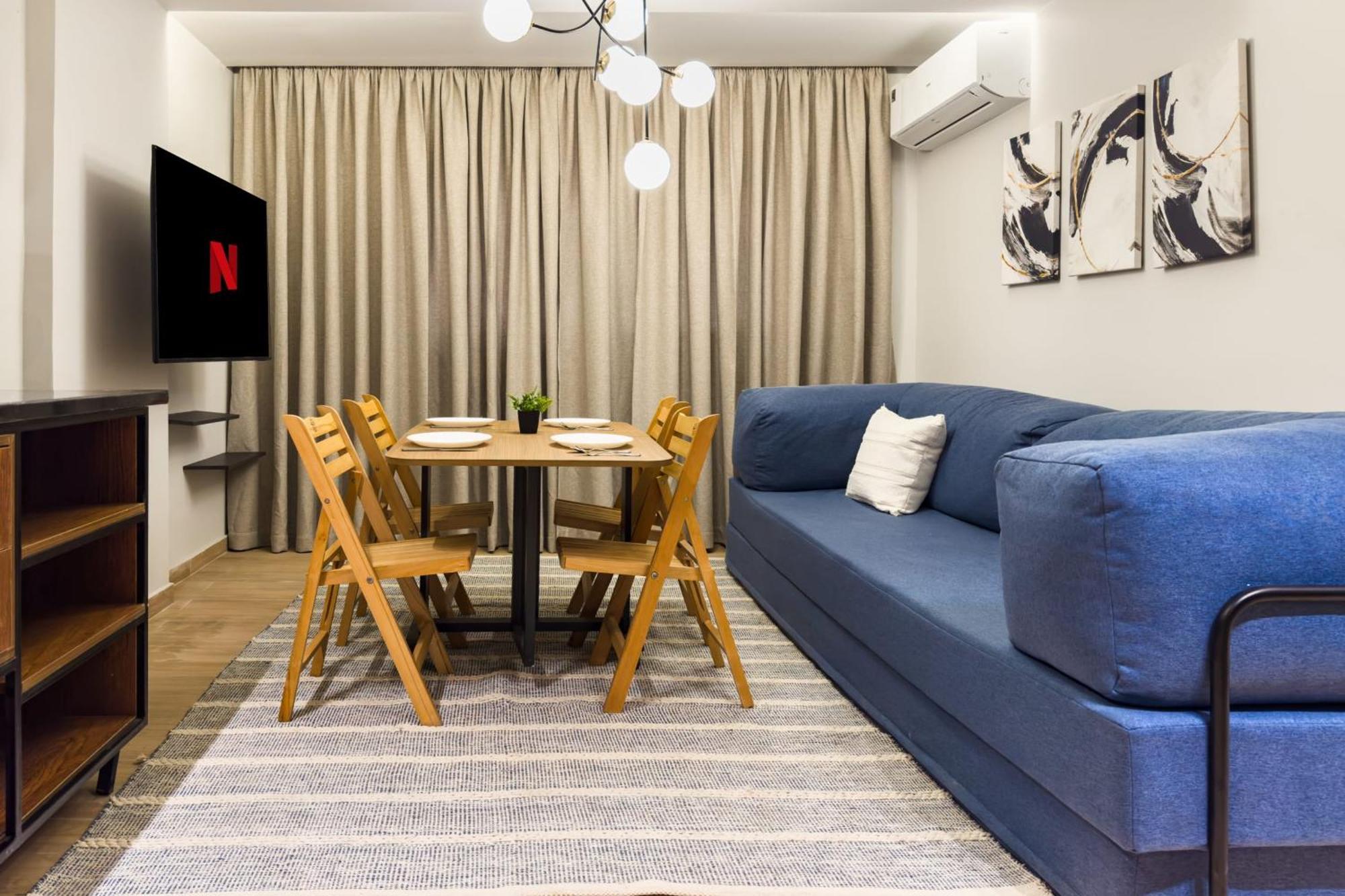 The 2bdr Placid Pod W Jacuzzi 5min To Cai Airport Apartment Cairo